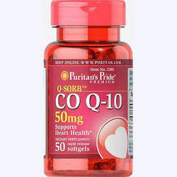 Коензим Co Q-10 Q-SORB 50 мг - 50 капс. Puritans Pride