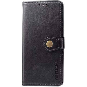 Шкіряний чохол книжка GETMAN Gallant (PU) для Samsung Galaxy S20 FE Штучна шкіра, Слот для візитки, Чорний