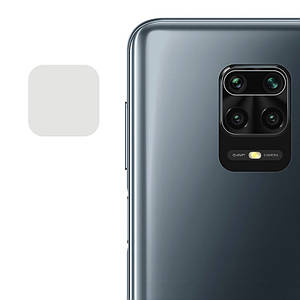 Гнучке захисне скло 0.18 mm на камеру (тех. пак) для Xiaomi Redmi Note 9s/Note 9 Pro/Note 9 Pro Max Прозорий