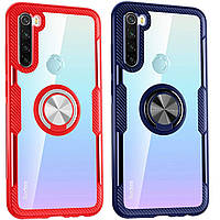 TPU+PC чехол Deen CrystalRing for Magnet (opp) для Xiaomi Redmi Note 8T