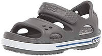 Сандалии Crocs детские US j1 EUR 32 33 серые босоножки для мальчика Крокс оригинал США