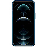 Захисний чохол Nillkin для Apple iPhone 13 mini (Super Frosted Shield Pro) Blue Синій, фото 3