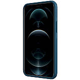 Захисний чохол Nillkin для Apple iPhone 13 mini (Super Frosted Shield Pro) Blue Синій, фото 5
