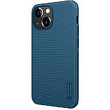 Захисний чохол Nillkin для Apple iPhone 13 mini (Super Frosted Shield Pro) Blue Синій, фото 4