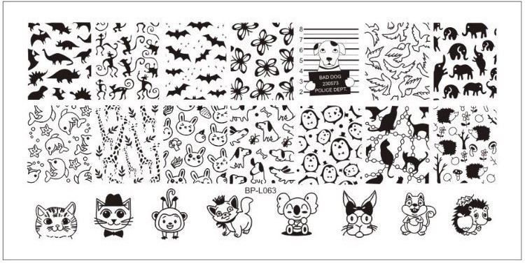 Стемпінг прямокутний BP-L063, фото 1