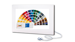 Металокерамічний дизайн-обігрівач Uden-S UDEN-500 універсал однокольоровий  по каталогу RAL