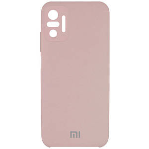 Чохол Silicone Cover Full Camera (AAA) для Xiaomi Redmi Note Pro 10 / 10 Pro Max Full camera, Рожевий / Pink Sand