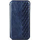 Шкіряний чохол книжка GETMAN Cubic (PU) для ZTE Blade A3 (2020) Штучна шкіра, Слот для візитки, Синій, фото 2