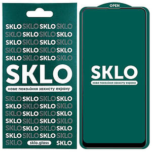 Захисне скло SKLO 5D (full glue) для Xiaomi Redmi 9 / Poco M3 / Redmi 9T