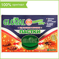 Ловушки для уничтожения тараканов, в т.ч. прусаков "Глобал" (6 шт.) от "Глобал-Агротрейд", Украина