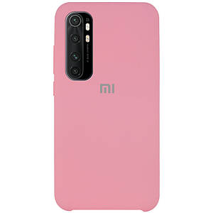Чохол Silicone Cover (AAA) для Xiaomi Mi Note 10 Lite Рожевий / Light pink