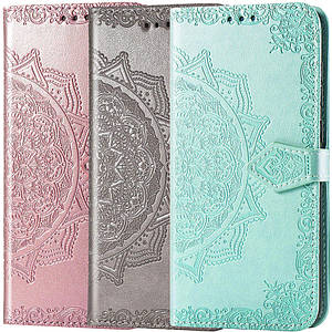 Шкіряний чохол (книжка) Art Case з візитницею для Samsung Galaxy A03s