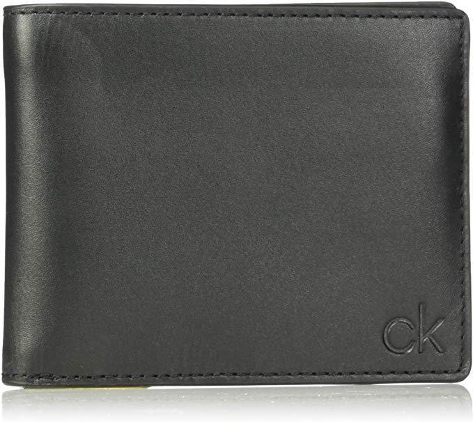 Чоловічий гаманець Calvin Klein з натуральної шкіри гаманець оригінал із США