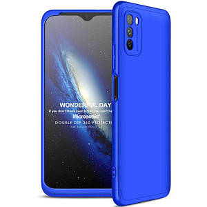 Пластикова накладка GKK LikGus 360 градусів (opp) для Xiaomi Redmi Note 10 5G / Poco M3 Pro, Синій