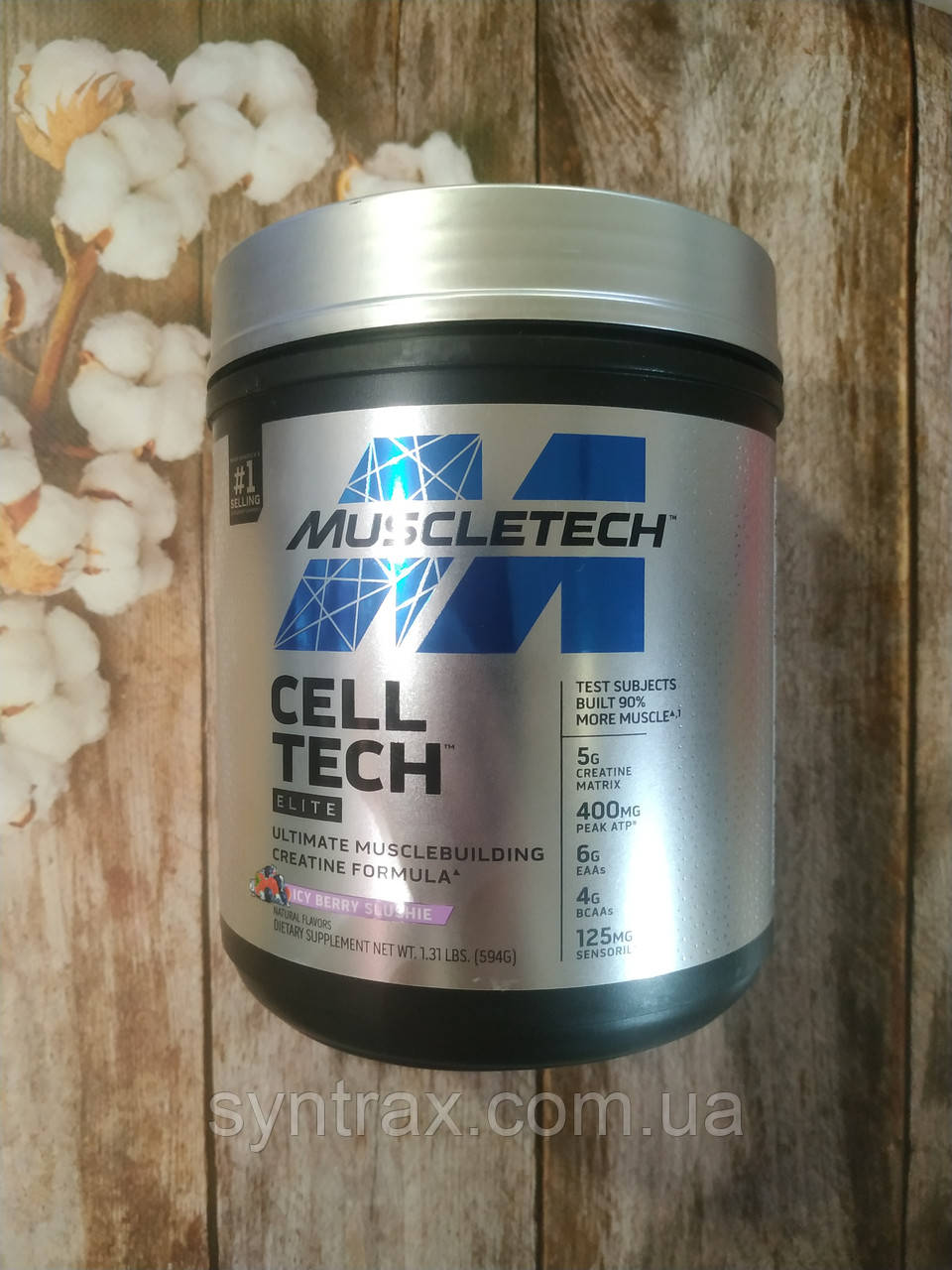 Muscletech Cell-Tech Elite Creatine 594g, креатинова суміш креатин