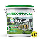 Фарба фасадна силіконова «Силиконфасад» з ефектом лотоса SkyLine 7 кг, фото 3