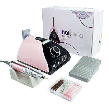 Фрезер машинка для манікюру Nail Master ZS 711 65 Вт 45000об/хв фрезер для нігтів манікюрний Nail Drill pro