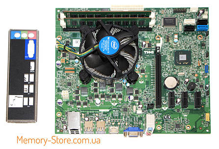 Комплект для сборки ПК (мат. плата micro-ATX, i3-2120, DDR3 4Gb, кулер, задняя планка), фото 1