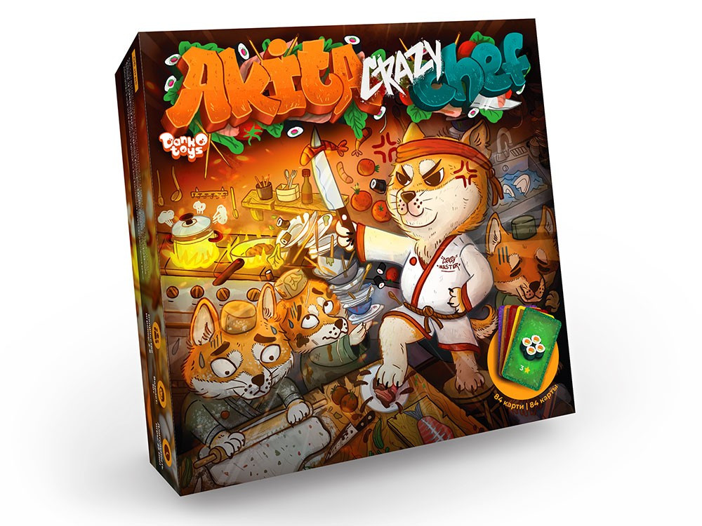 Велика настільна гра "Akita Crazy Chef" Danko Toys