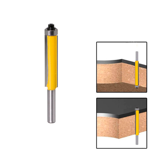 Фреза кромкова пряма з підшипником 50.8мм, хвостовик 8мм для ручного фрезера, фото 1