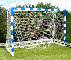 Сітка минифутбольная (гандбольна) проста ігрова, діаметр шнура-3,5 м з гасителями