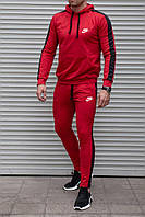 Спортивный мужской летний костюм Nike (Найк),Красный
