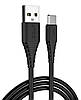 Кабель Golf USB - Type C GC-64T 3A 1 метр Black (90742), фото 3