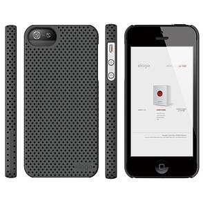Чехол/накладка elago S5 Breathe Case для iPhone 5/5S/SE Dark Gray, фото 2