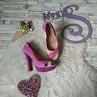 Туфли женские Centro розовые на каблуке размер 38