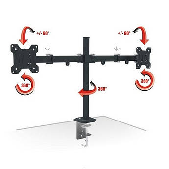 Кронштейн AX PIXEL TWIN 13" - 27" - настільне кріплення для ТБ, LCD телевізора, монітора.