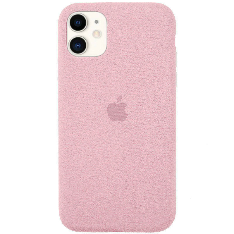 Чохол Alcanta Алькантара для iPhone 12 (03) Pink рожевий