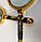 Кругла лупа з ручкою Magnifier 90 мм, лінза кратність x5 (Золотистий), фото 3