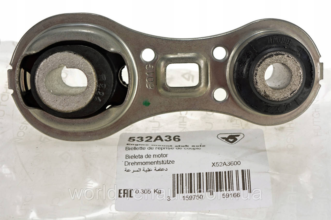 HUTCHINSON 532A36 — Верхня (права) подушка двигуна на Рено Сцінік II 1.9dci, 2.0i