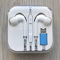 Наушники Apple EarPods вакумные белые lightnting