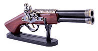 Зажигалка сувенирная мушкет двухствольный (Турбо пламя) №4420