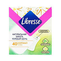 Гігієнічні щоденні прокладки  Libresse Natural Care Pantyliners Normal+ 40 шт.