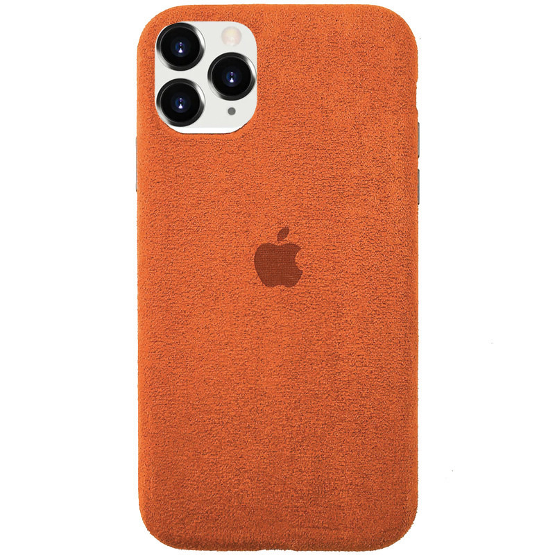 Чохол Alcanta Алькантара для iPhone 12 Pro (07) Orange жовтогарячий