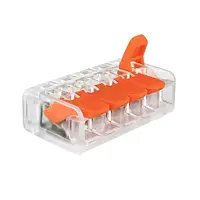 Клема швидкого монтажу Biom WT-465 5 входів 32А 400В 0.14-4mm2