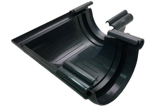 Кут ринви Еліт графіовий 90 градусів 125 мм Alta-Profil, фото 1