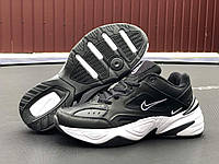 Женские кроссовки Nike Monarch кожаные черные () р 36-41