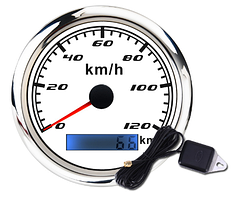 GPS СПІДОМЕТР 60КМ/Ч I GAUGE WPSP270-GPS-120W БІЛИЙ