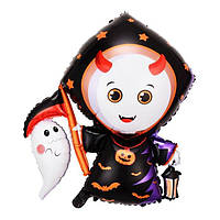 Фольгована кулька велика фігура Хлопчик привид 82х68см Китай