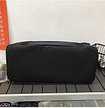 Сумка унісекс спортивна дорожня велика чорна, фото 3