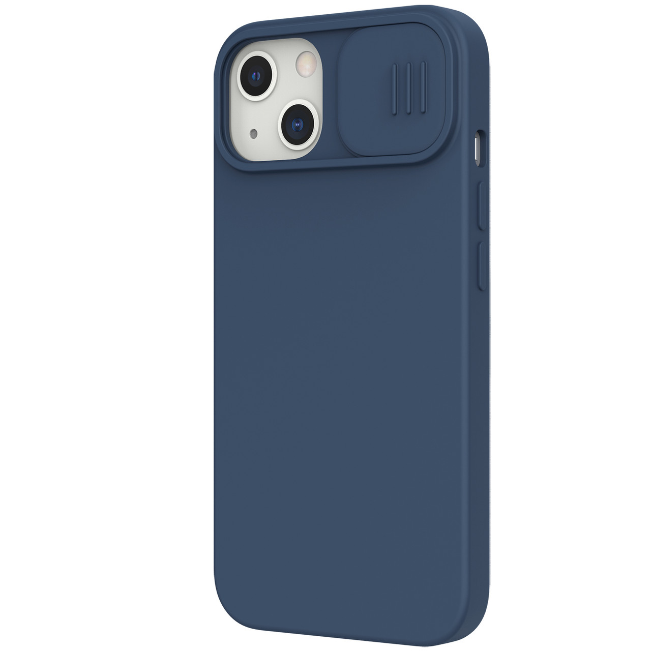 Силіконовий чохол Nillkin для Apple iPhone 13 (CamShield Silky Silicone Case) Blue з захистом камери, фото 1