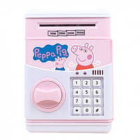 Игрушечная копилка Банк Number Bank для детей Peppa Pig