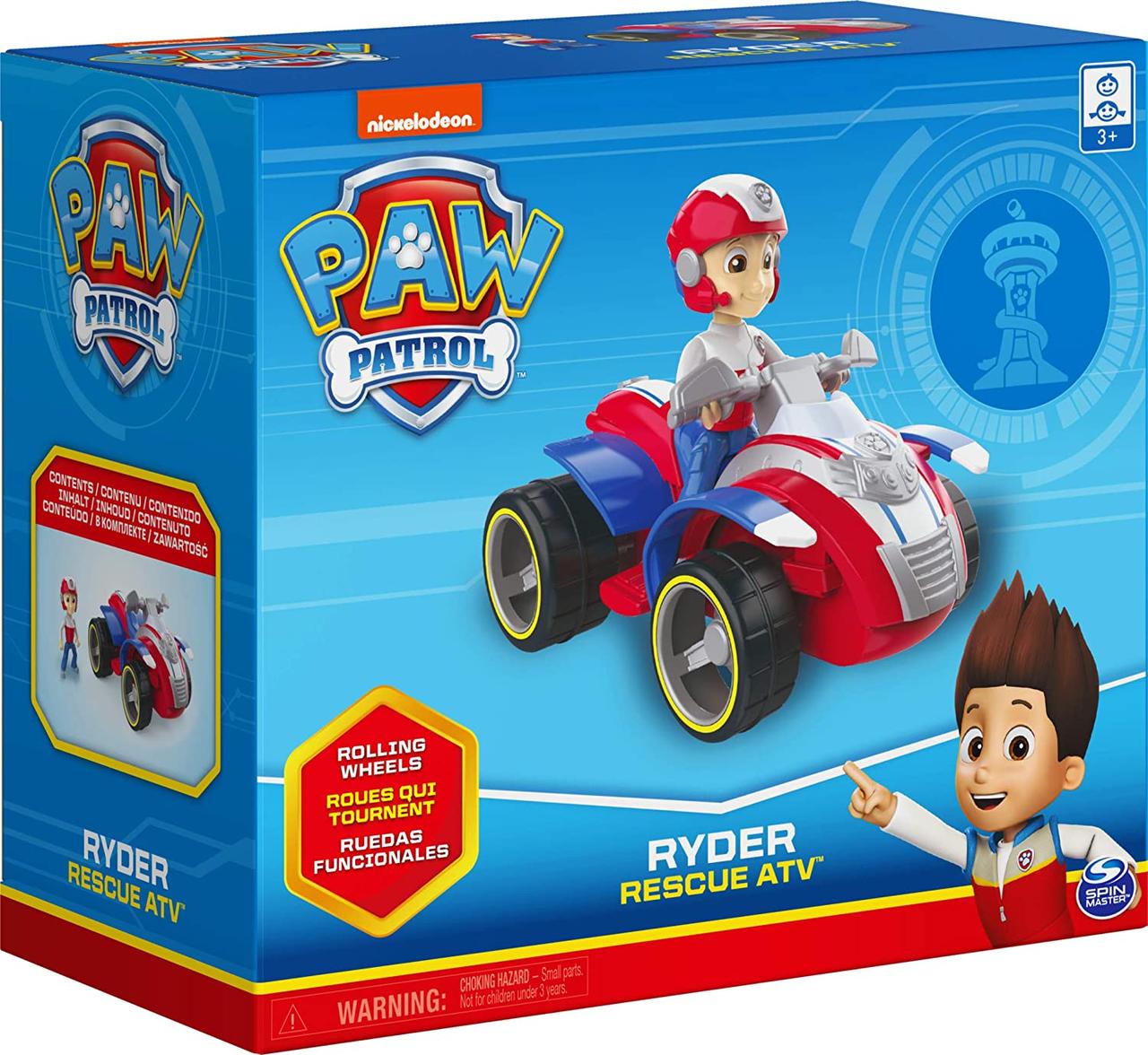 Ігровий набір Щенячий патруль Paw Patrol Райдер і Рятувальний квадроцикл Ryder's Rescue ATV Spin Master