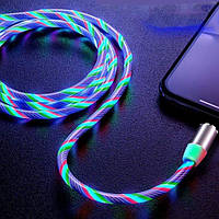 Светящийся кабель Lightning Streamer Data Line для micro usb