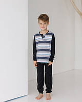 Комплект подростковый на мальчика со штанами - Полосы