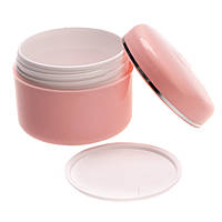Баночка для крема розовая 50гр баночка герметичная с крышкой косметическая банка пластиковая креманка 50 мл