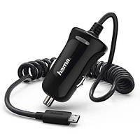 Автомобильное зарядное устройство Hama Car Charger micro USB 2.4A black